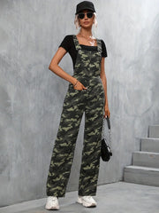 A.1 Damen Jeans-Jumpsuit mit Schlag