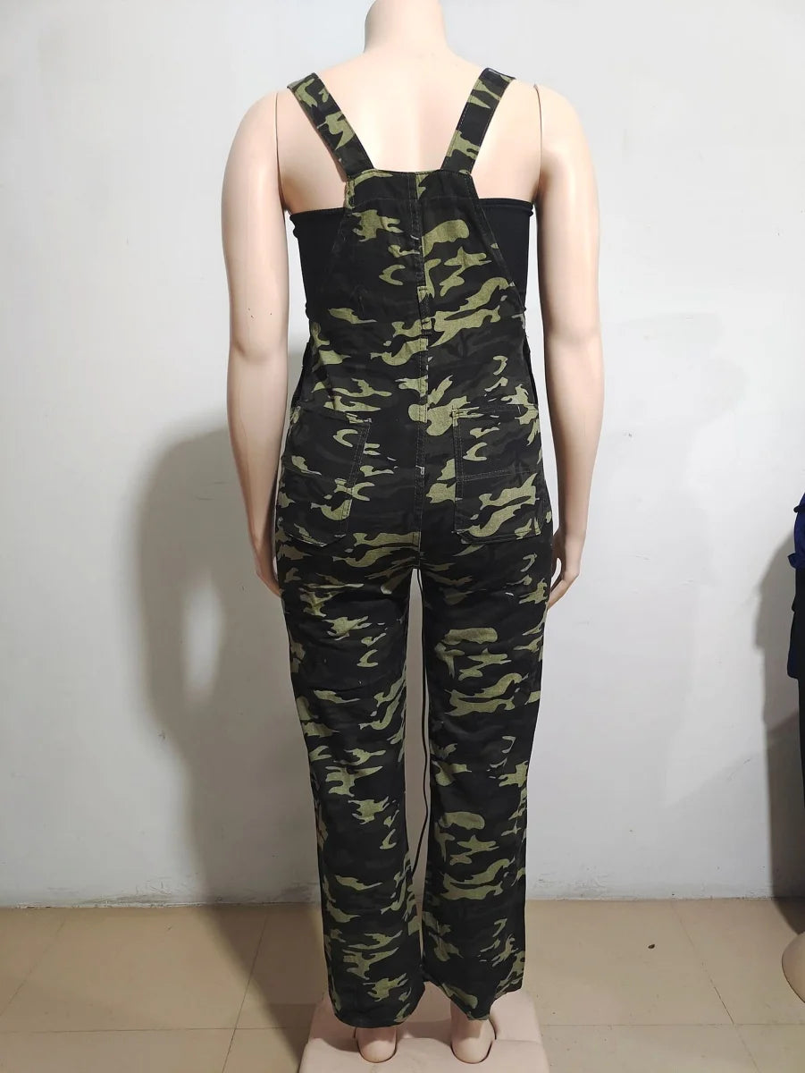 A.1 Damen Jeans-Jumpsuit mit Schlag – Produktansicht 2