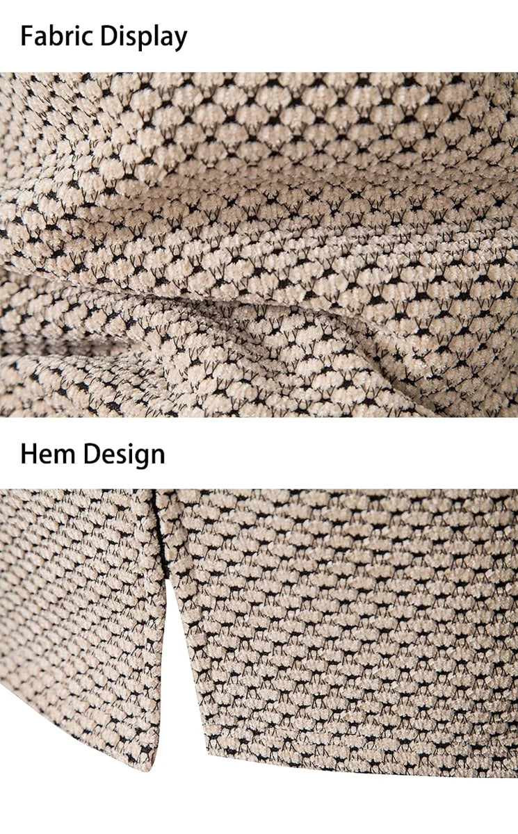 A.1 Herren Cardigan in Unifarben – Produktansicht 3