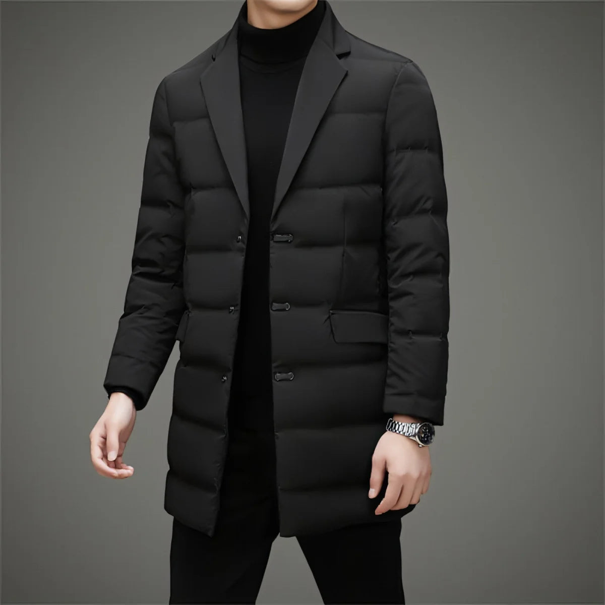 A.1 Herren Daunenjacke mit Schalkragen – ausgewählte Produktansicht