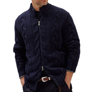 A.1 Herren Strickjacke mit Reißverschluss