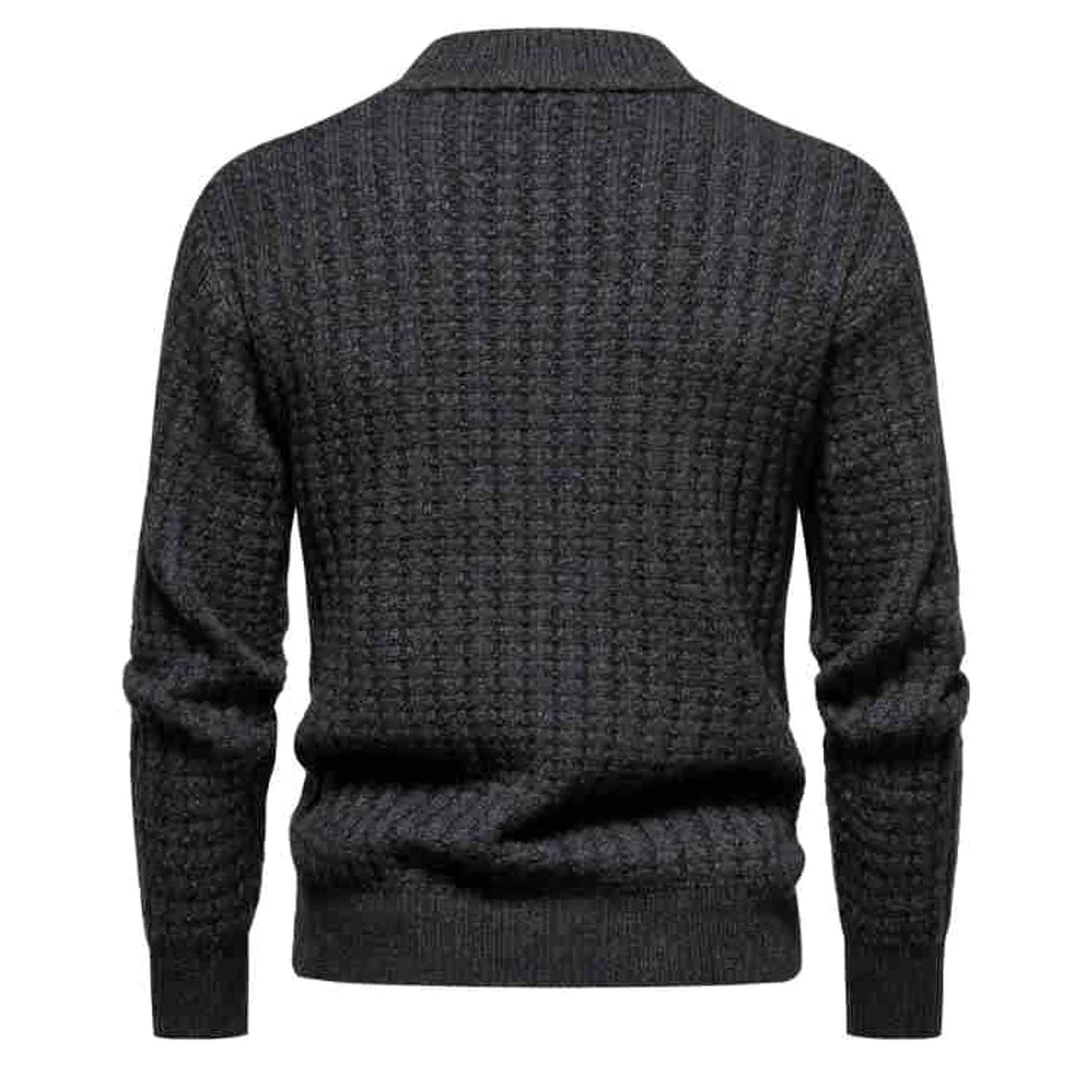 A.1 Herren Strickpullover mit Rundhals – Detailansicht 4