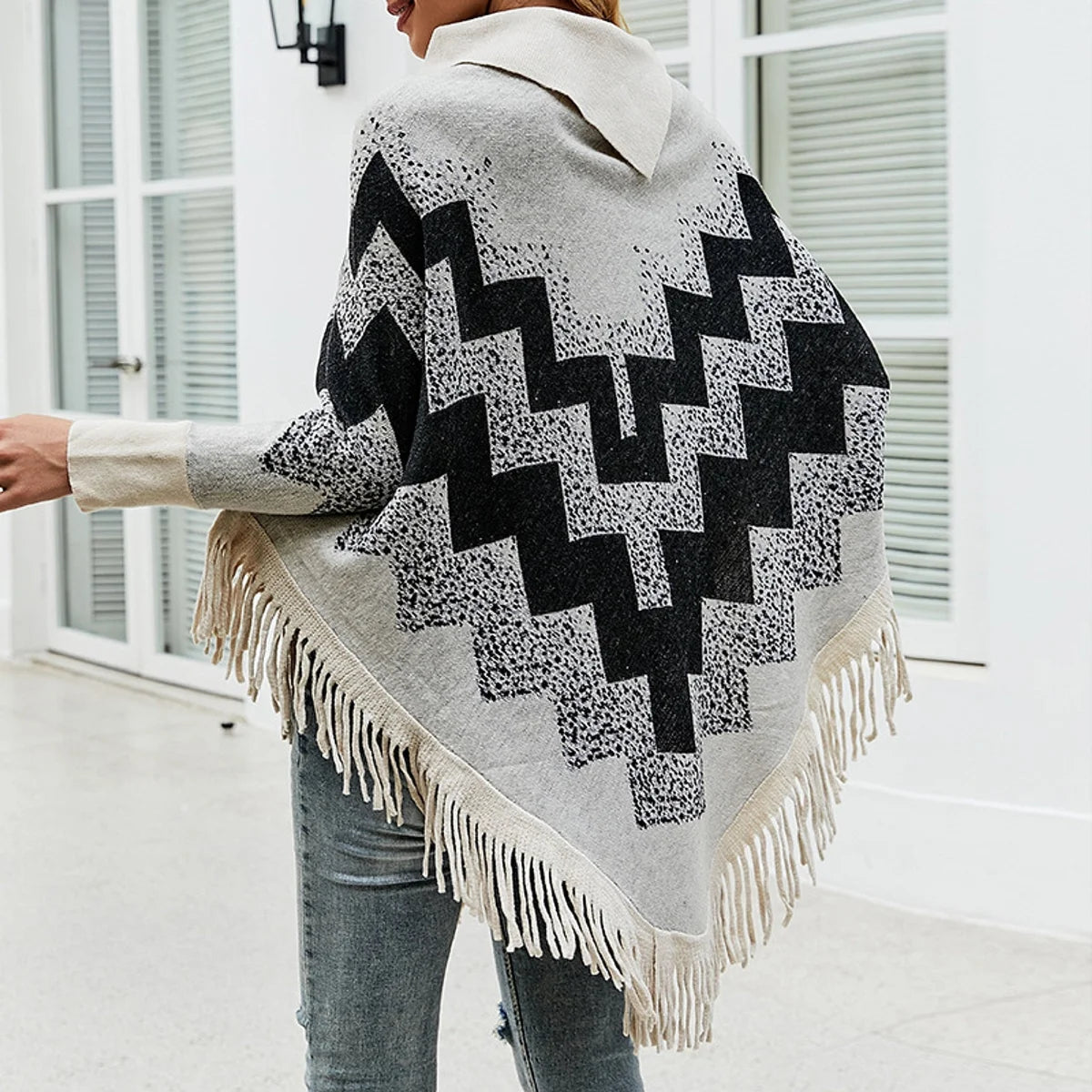 A.1 Damen Long-Strickjacke, locker geschnitten – ausgewählte Produktansicht
