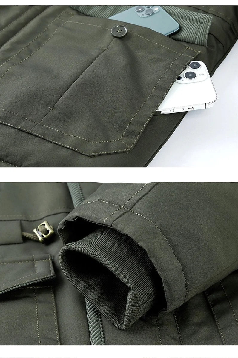 A.1 Herren Baumwolljacke mit Lammwollfutter
