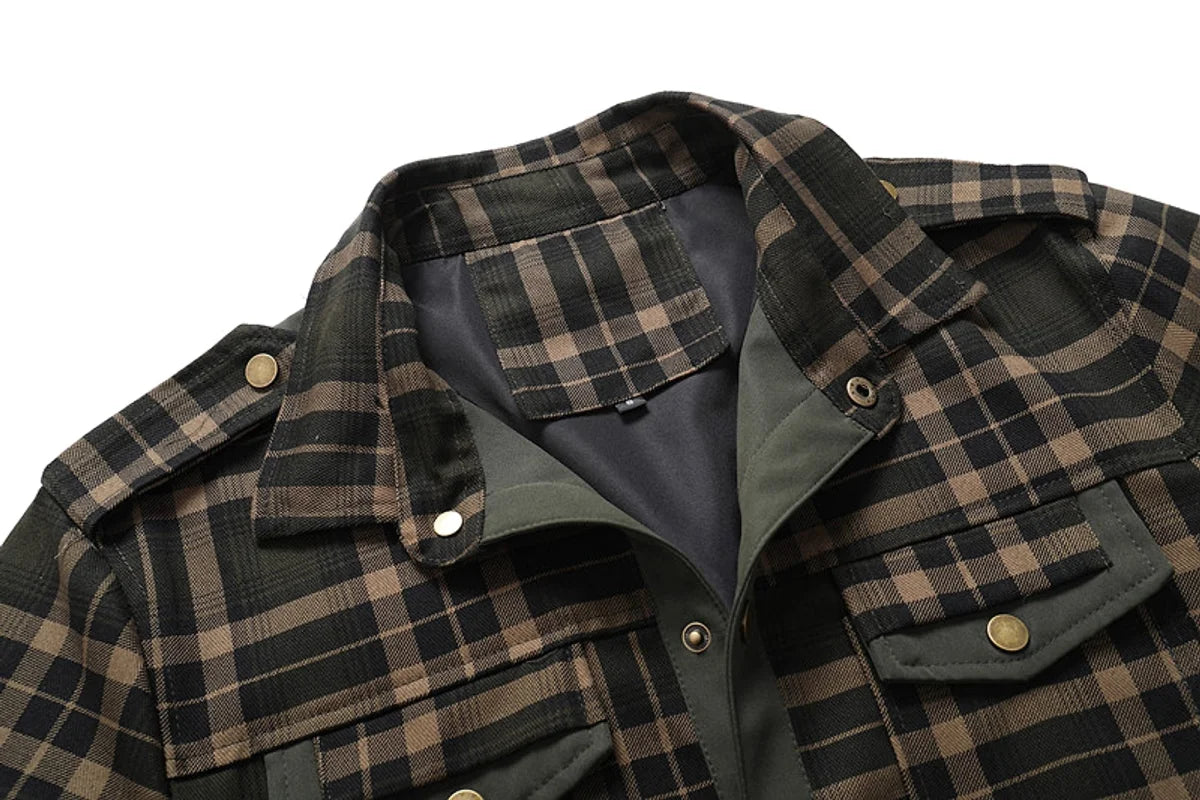 A.1 Herren Karierte Hemdjacke – ausgewählte Produktansicht