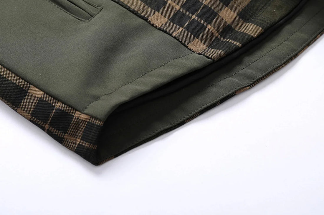 A.1 Herren Karierte Hemdjacke – Detailansicht 4