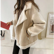 A.1 Damen Kurzjacke in Wildlederoptik