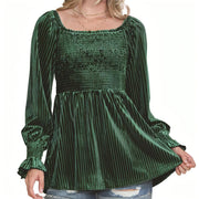A1 Damen Off-Shoulder Langarmshirt