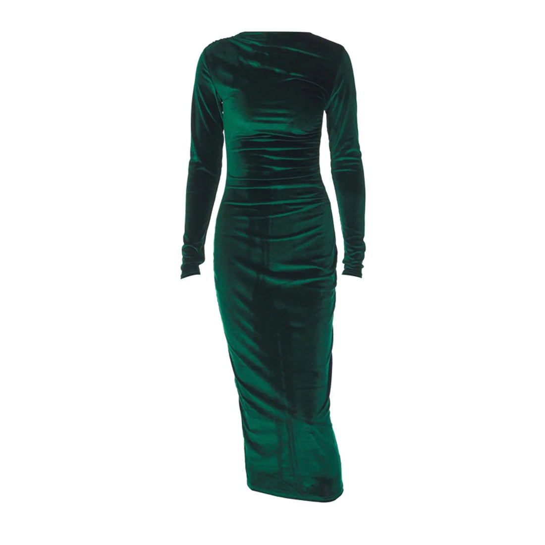 A1 Damen Plisseekleid mit langen Ärmeln – Detailansicht 3