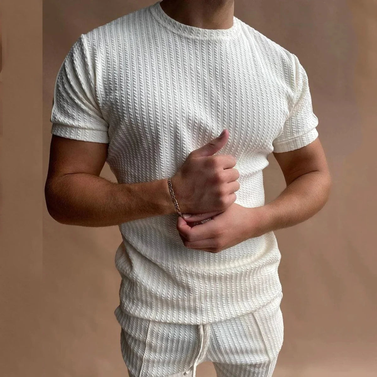 A1. Casual Solid Color Sports Suit (Tracksuit)