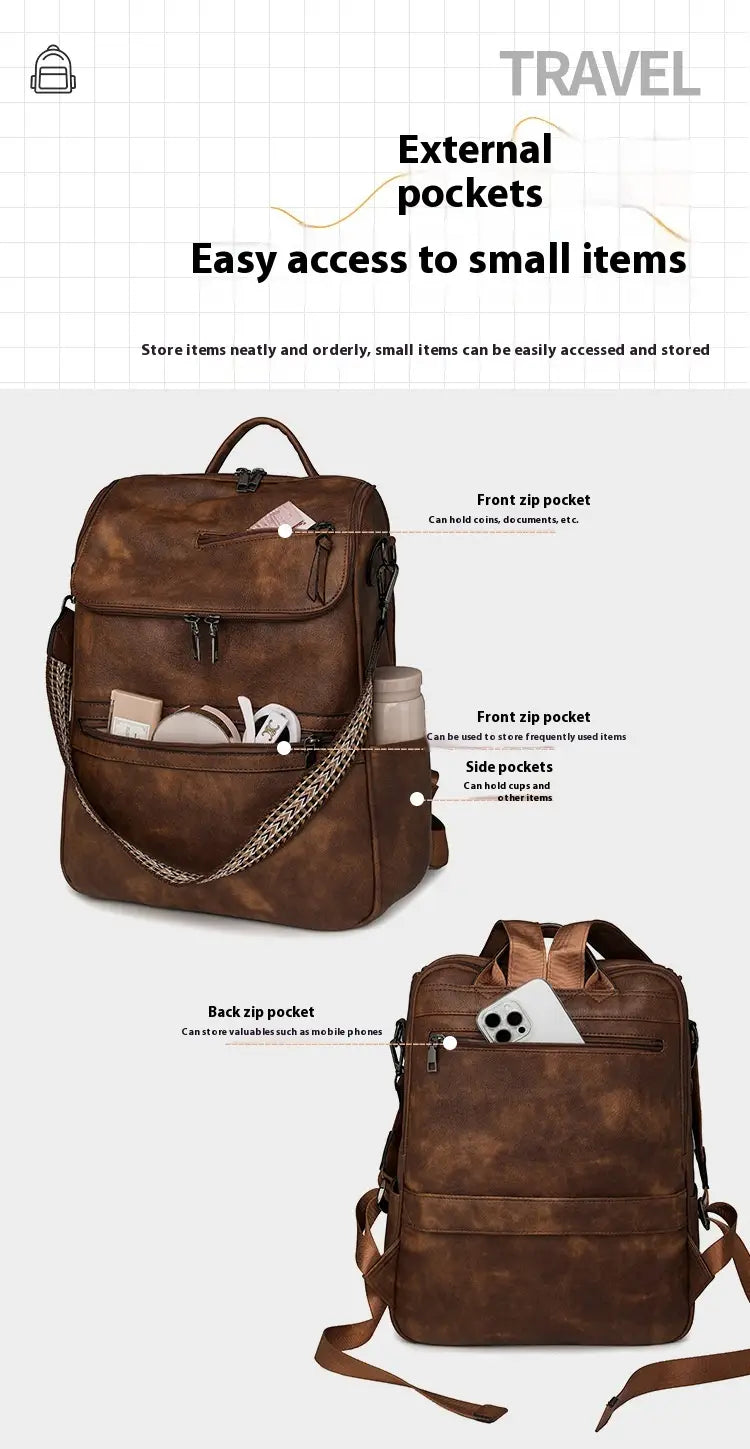 ALLFASHION RetroSense College-Rucksack