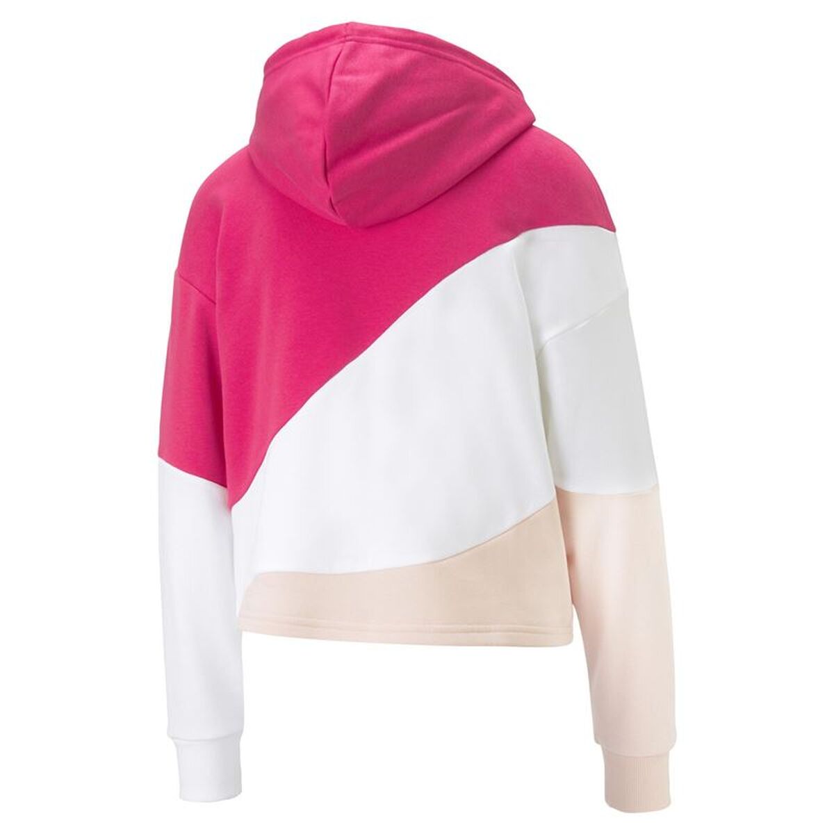 Damen Sweater Kapuze Puma Power Cat Dunkelrosa - Mode & Accessoires
