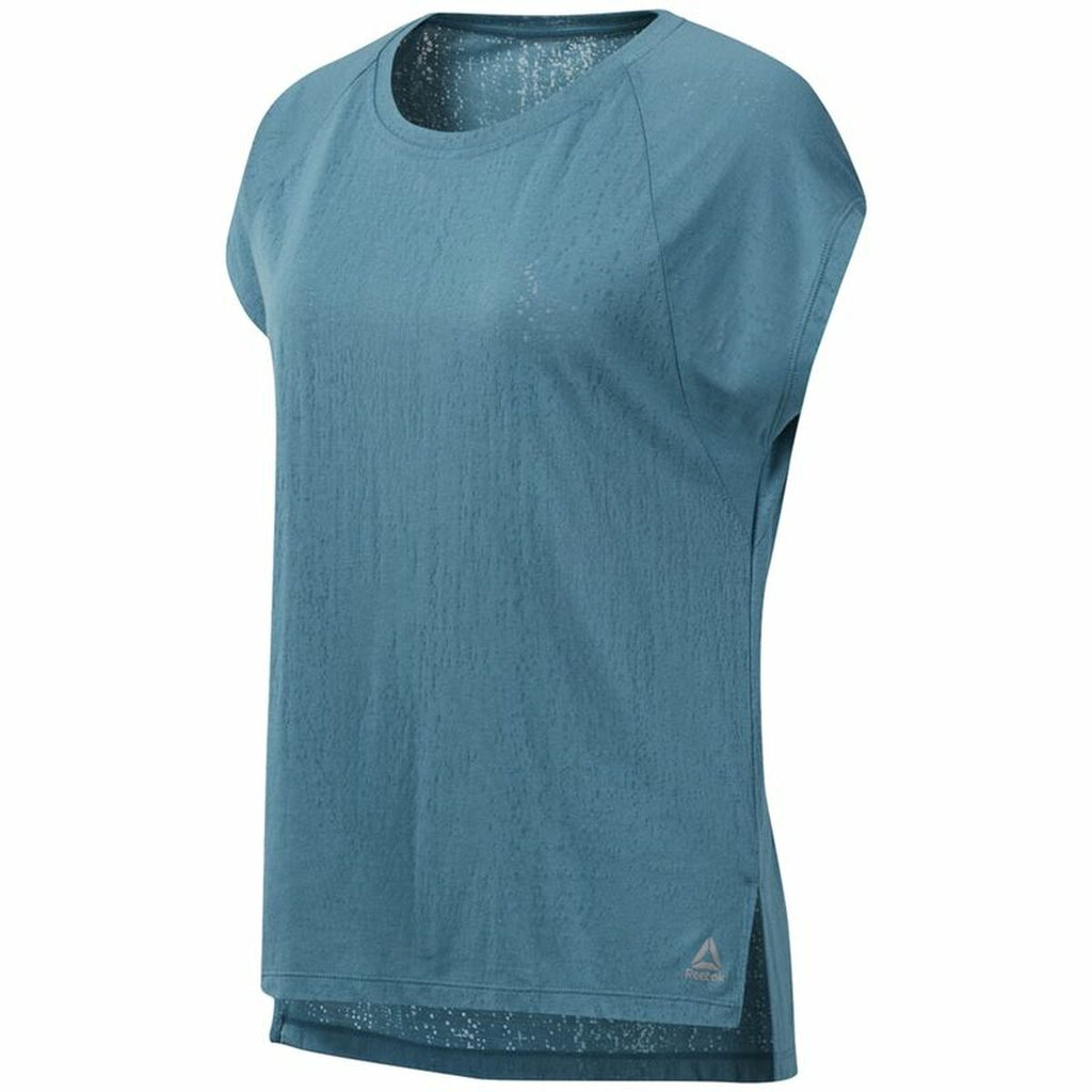 Ärmelloses Damen T Shirt Reebok Burnout Blau - Sport & Freizeit
