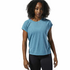 Ärmelloses Damen T Shirt Reebok Burnout Blau - Sport & Freizeit
