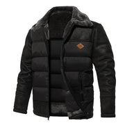 AeroFur Herren Pilotenjacke mit Kunstfell