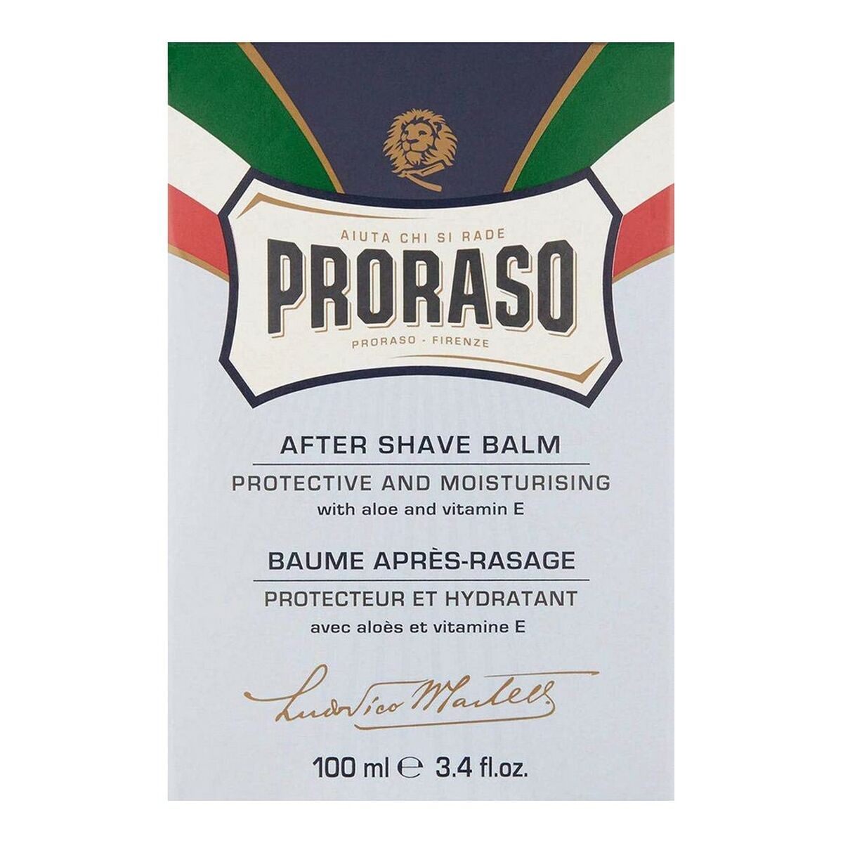 Aftershave Balsam Proraso Blue für anspruchsvolle
