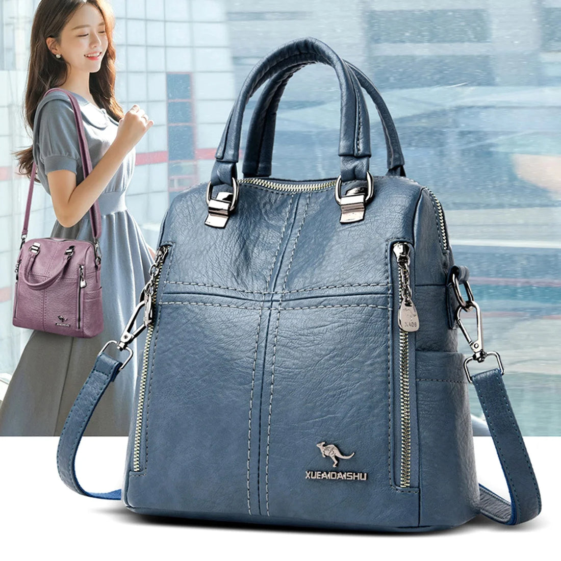 ALLFASHION ClassiTote Rucksack & Tragetasche – Detailansicht 5