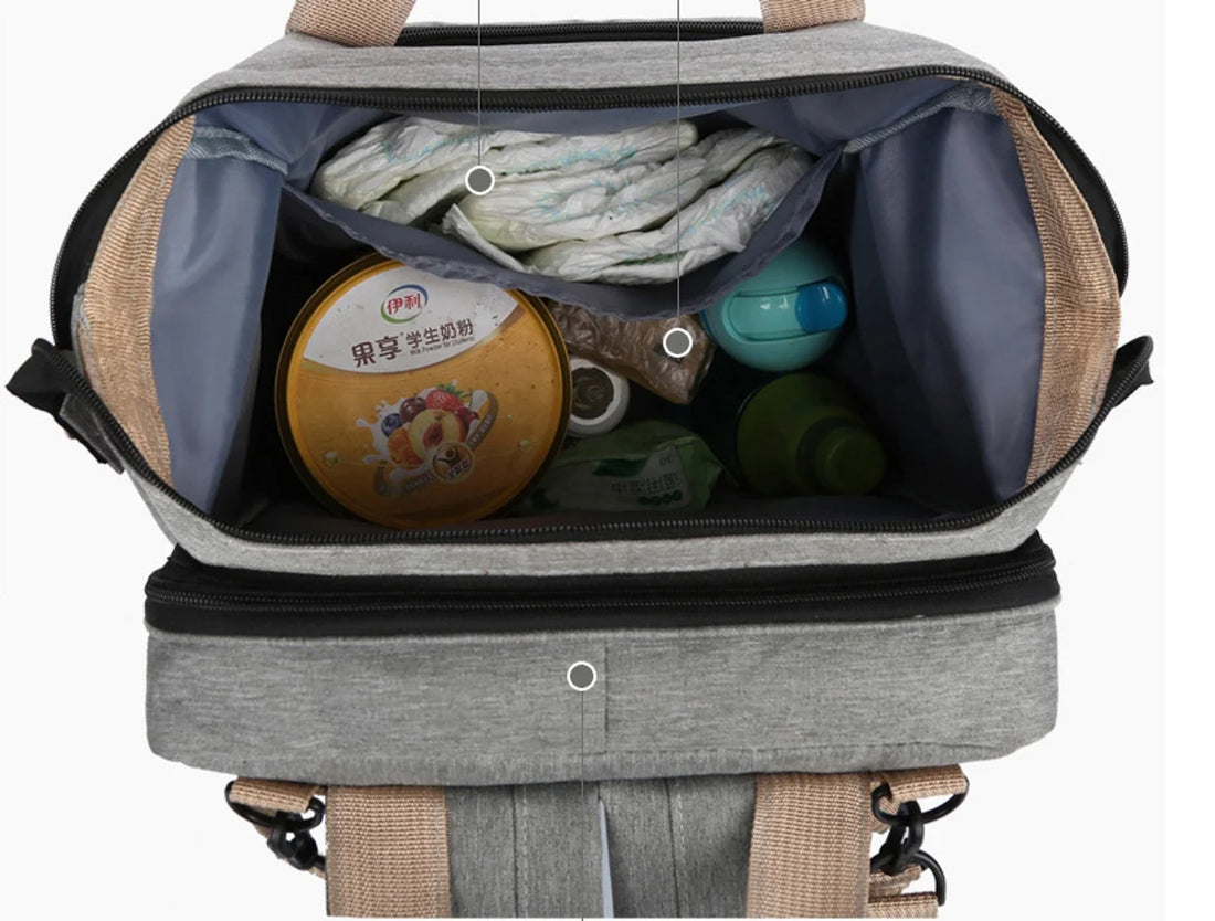 ALLFASHION FoldAway Wickelrucksack mit Liegefläche – Detailansicht 5