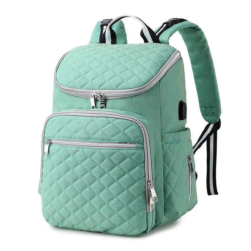 ALLFASHION Gesteppter Wickelrucksack