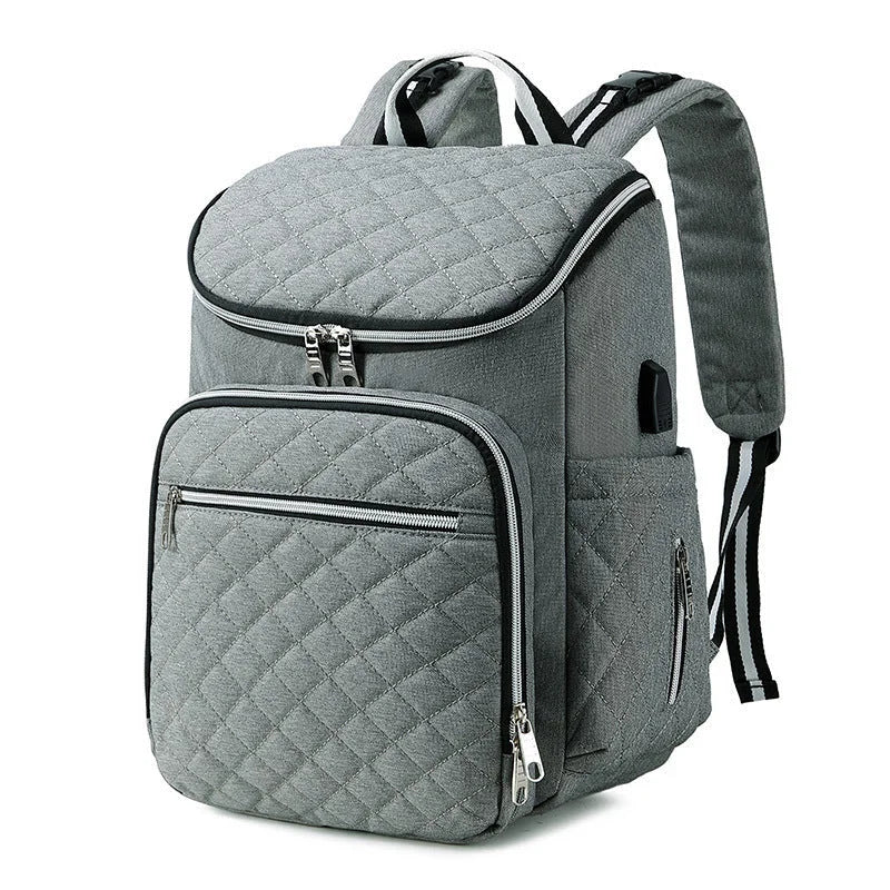 ALLFASHION Gesteppter Wickelrucksack