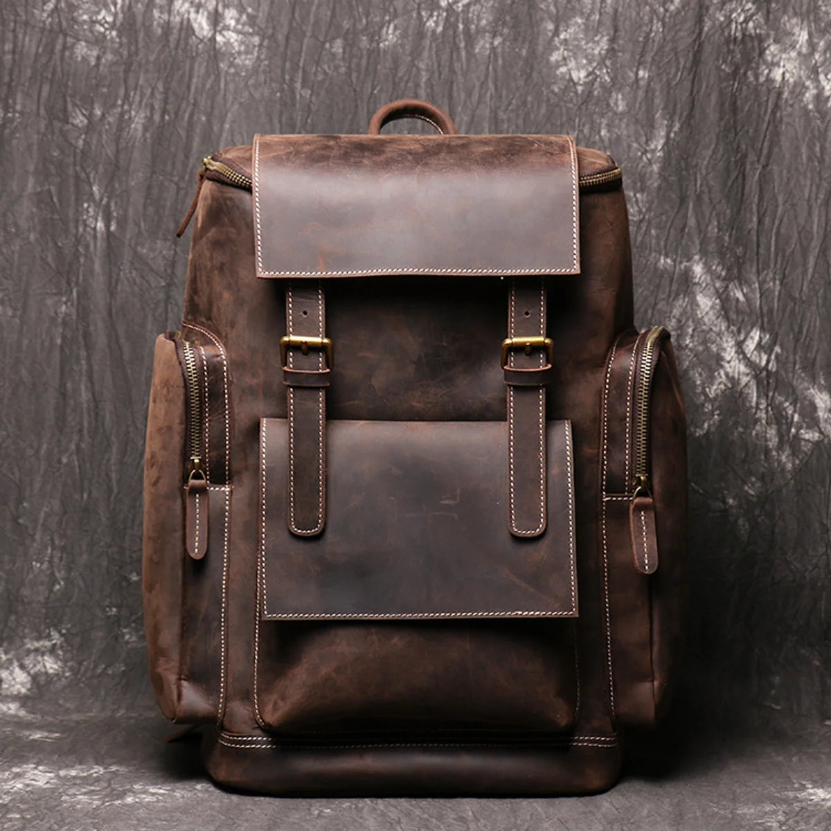 ALLFASHION HeritageLeather Laptop-Rucksack – Produktansicht 3