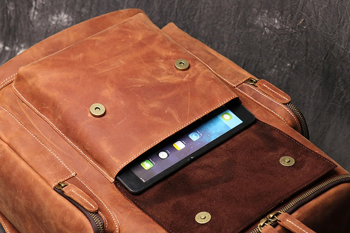ALLFASHION HeritageLeather Laptop-Rucksack – ausgewählte Produktansicht