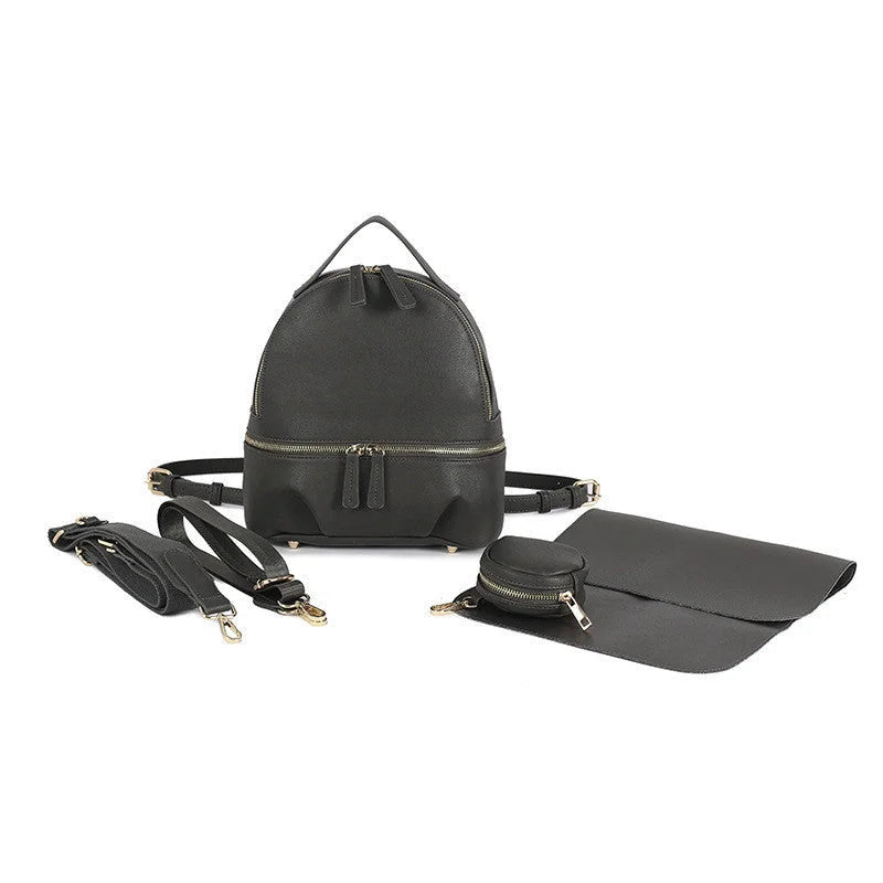 ALLFASHION MiniLeather UrbanMOM Rucksack – Produktansicht 5