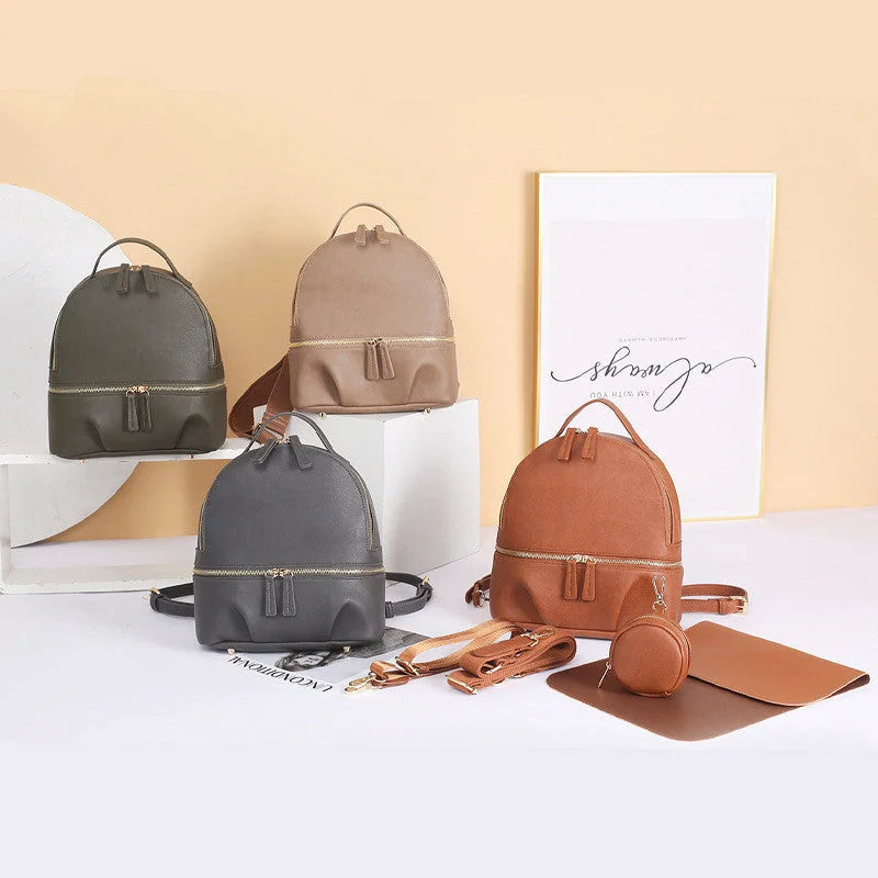 ALLFASHION MiniLeather UrbanMOM Rucksack