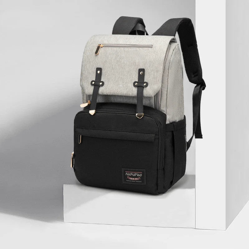 ALLFASHION MommyPro Oxford-Wickelrucksack