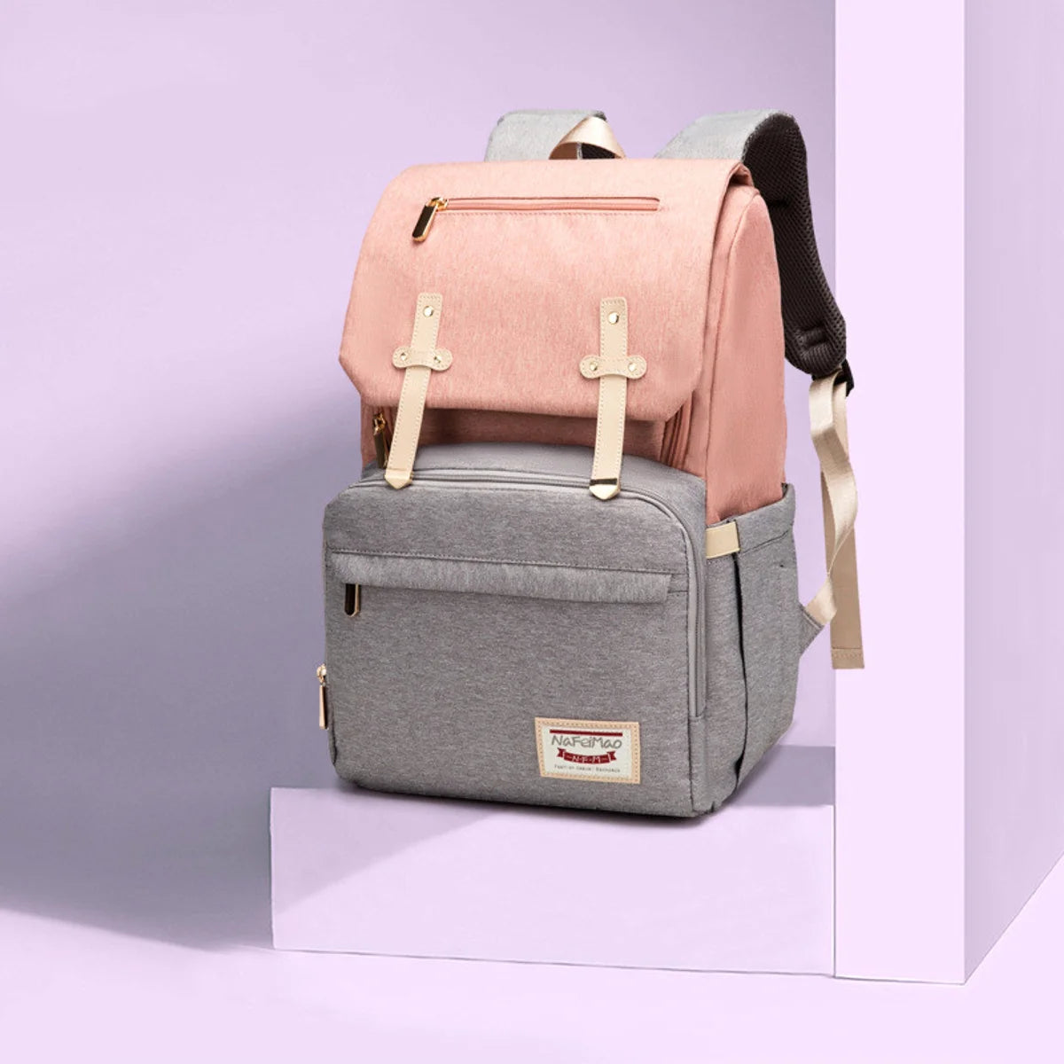 ALLFASHION MommyPro Oxford-Wickelrucksack