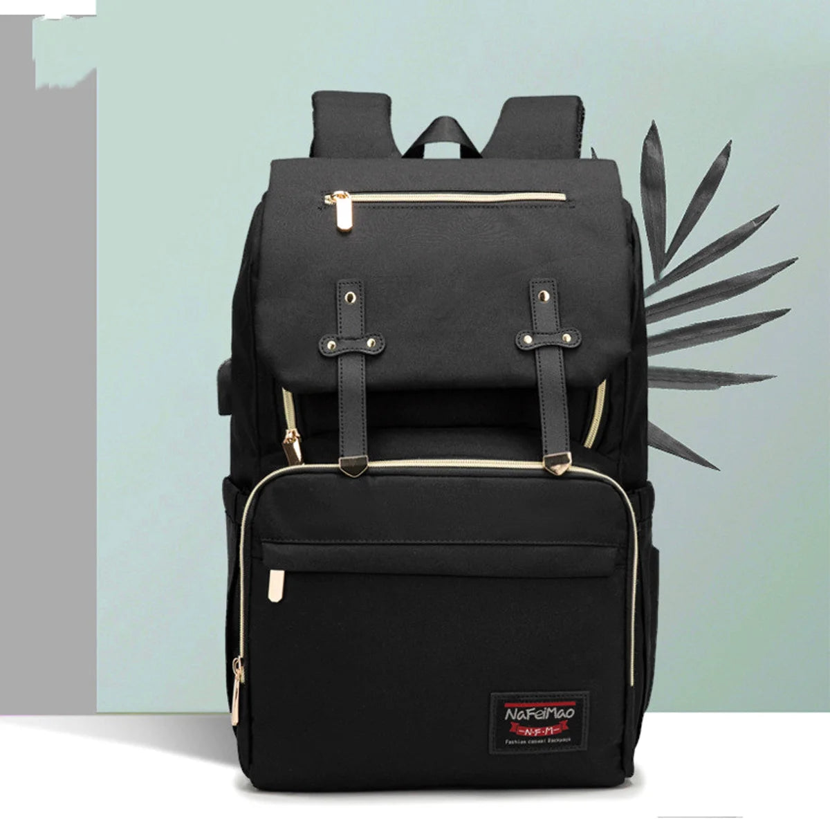 ALLFASHION MommyPro Oxford-Wickelrucksack