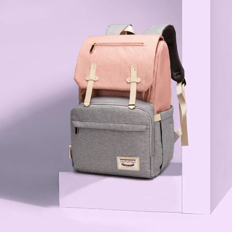 ALLFASHION MommyPro Oxford-Wickelrucksack