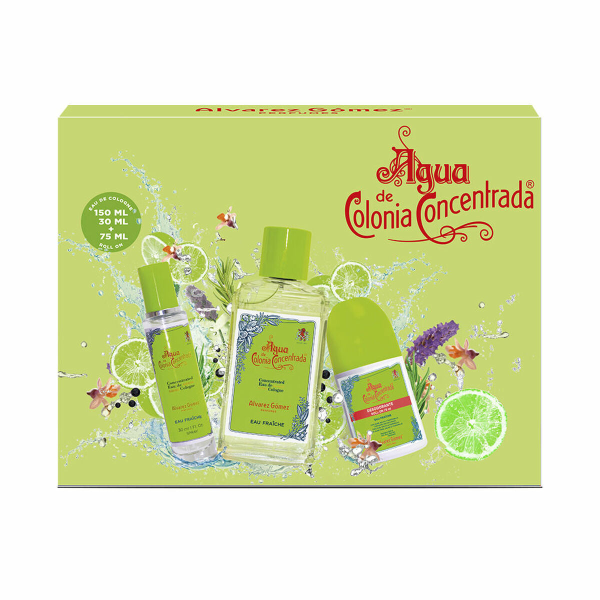 Álvarez Gómez Agua de Colonia Set 3-teilig