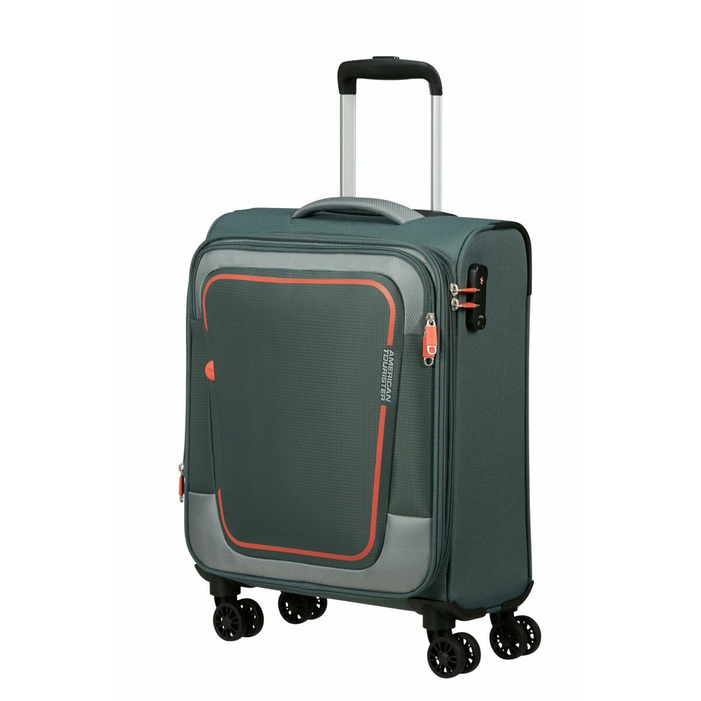 American Tourister Pulsonic Spinner Koffer grün 55 cm - Sport & Freizeit