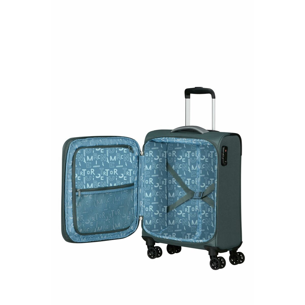 American Tourister Pulsonic Spinner Koffer grün 55 cm - Sport & Freizeit
