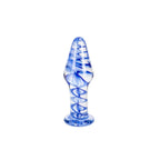 Anal Plug S Pleasures Blau aus hochwertigem Glas kaufen