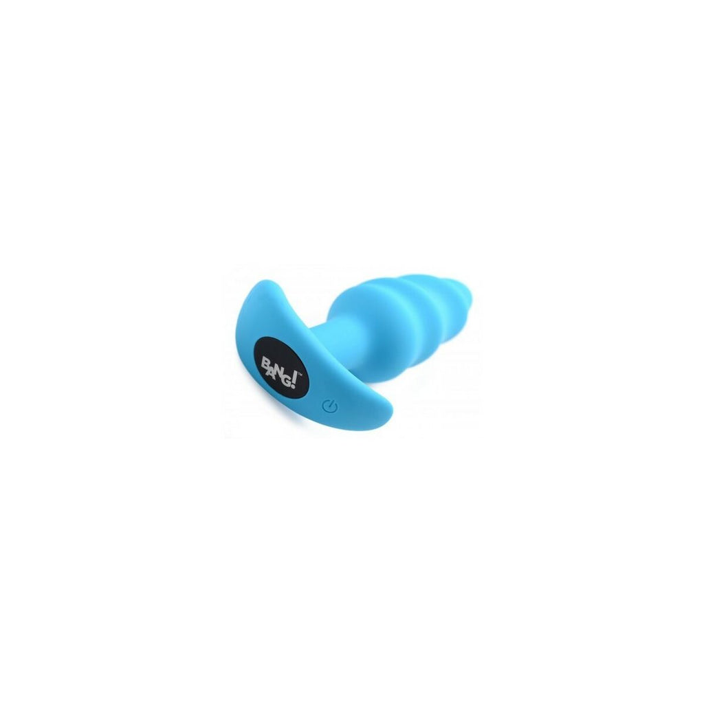 Anal Plug XR Blau Silikon IPX5 USB-Kabel - Erotik Shop