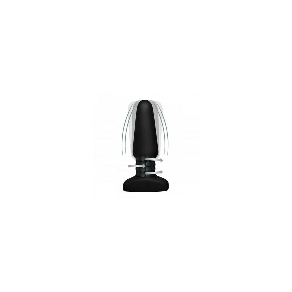 Anal Plug XR Schwarz – Silikon aufladbar mit Vibration - Erotik Shop