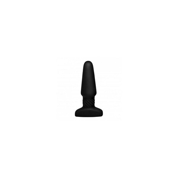 Anal Plug XR Schwarz – Silikon aufladbar mit Vibration - Erotik Shop