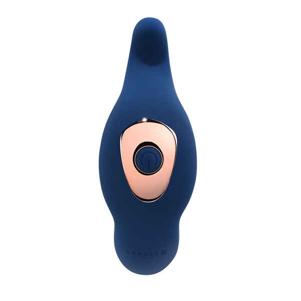 Anal-Vibrator Gender X Blau – Wiederaufladbar und diskret - Erotik Shop