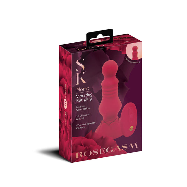 Anal-Vibrator Secret Kisses Rot mit Fernbedienung - Erotik Shop