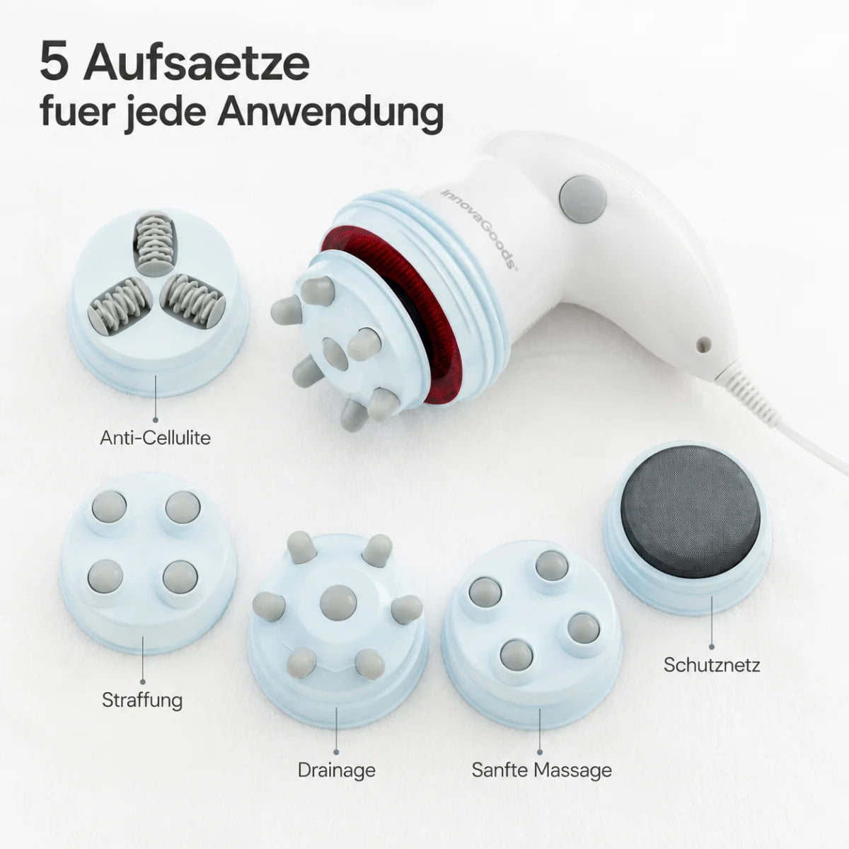 5-in-1 Anti-Cellulite Massagegerät mit Infrarotwärme – Produktansicht 4