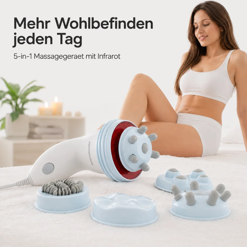5-in-1 Anti-Cellulite Massagegerät mit Infrarotwärme – Detailansicht 5