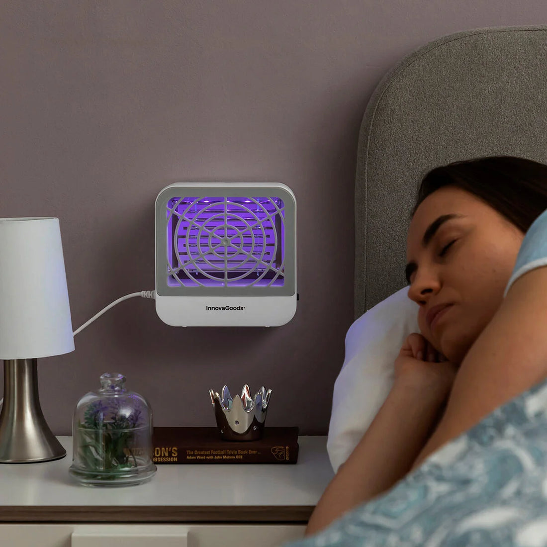 Anti-Mücken-Lampe mit Wandaufhänger KL Box – Detailansicht 4