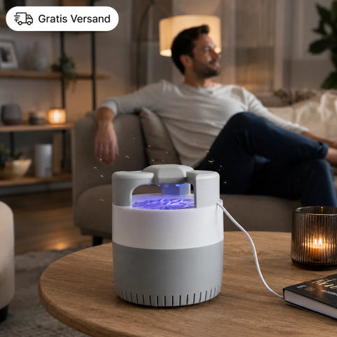 Anti-Mücken-Sauglampe mit UV-Licht und USB