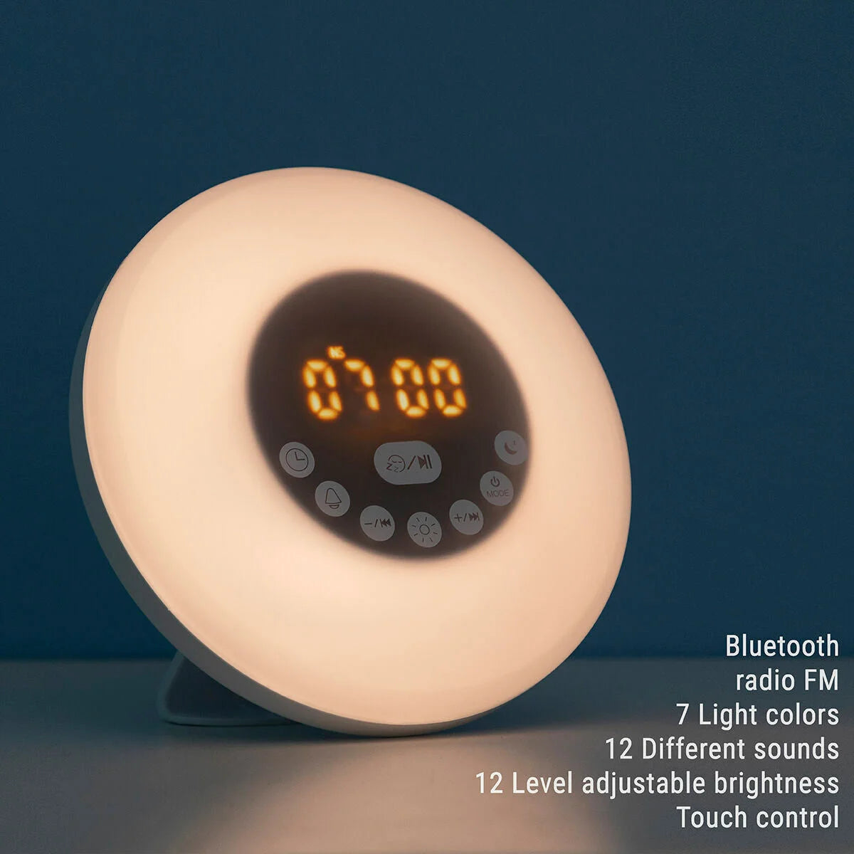 Sonnenaufgangswecker Sunrilk mit Lautsprecher – Produktansicht 3