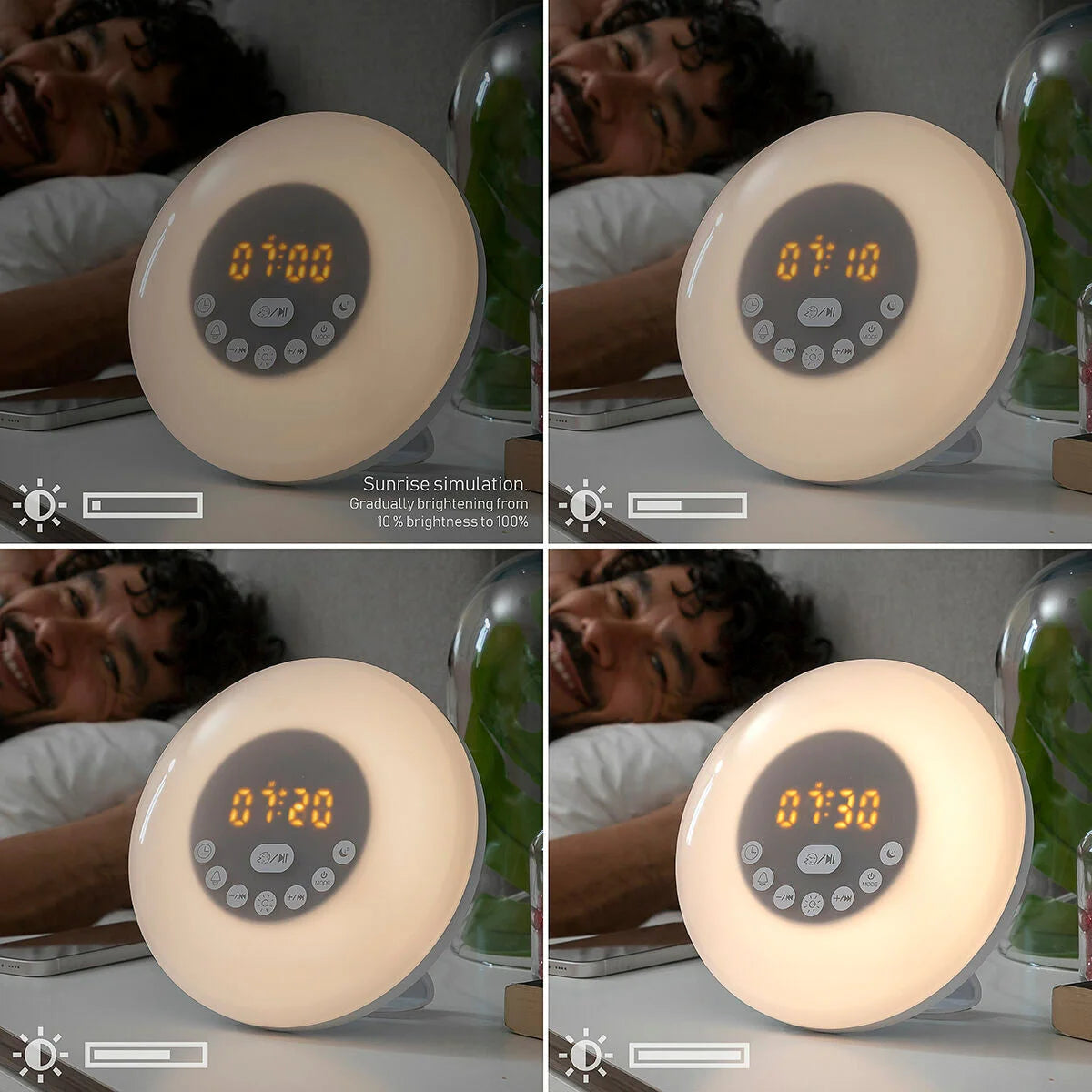 Sonnenaufgangswecker Sunrilk mit Lautsprecher – ausgewählte Produktansicht