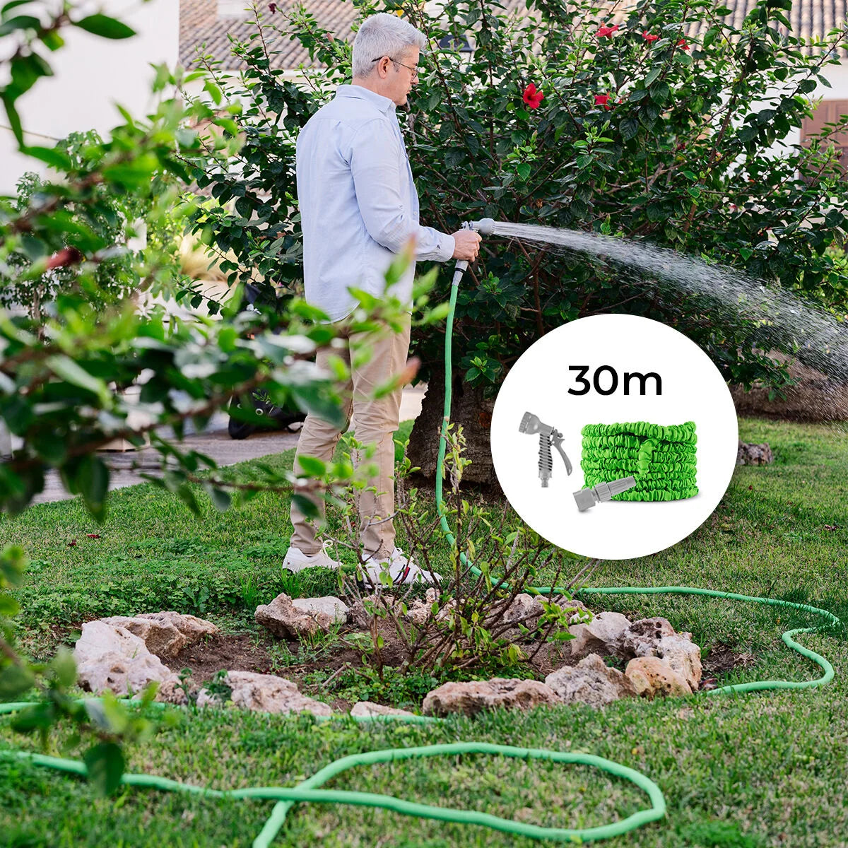 Ausziehbarer Gartenschlauch Hoxtend 30 m