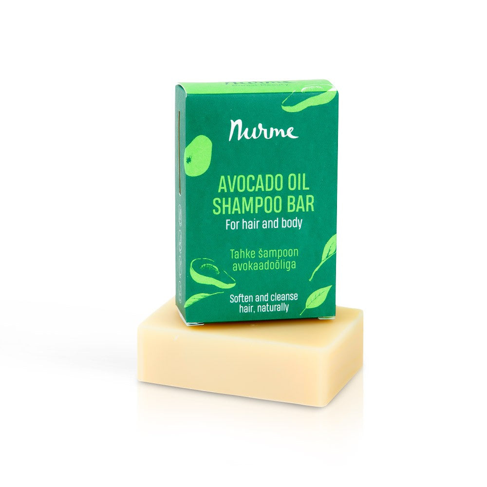 Avocado Öl Festes Shampoo – All Haar Types, 100 g