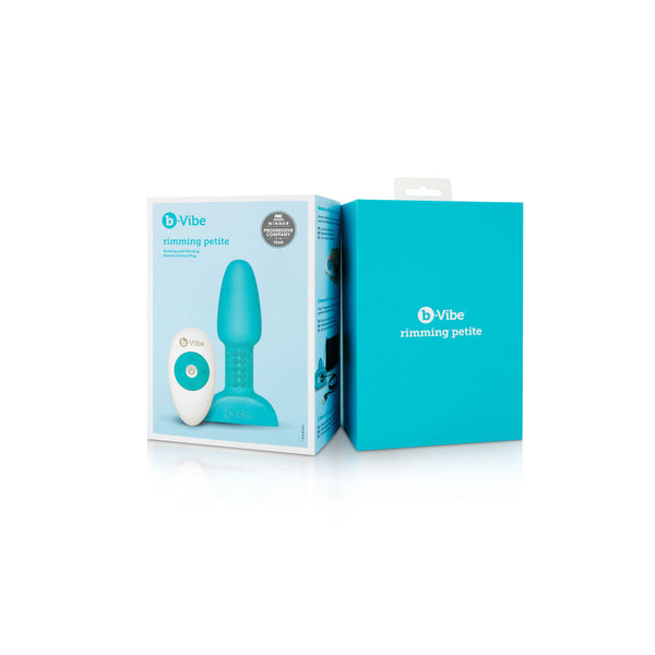 B-Vibe Anal Plug Blau mit Fernbedienung & USB-Ladung - Erotik Shop